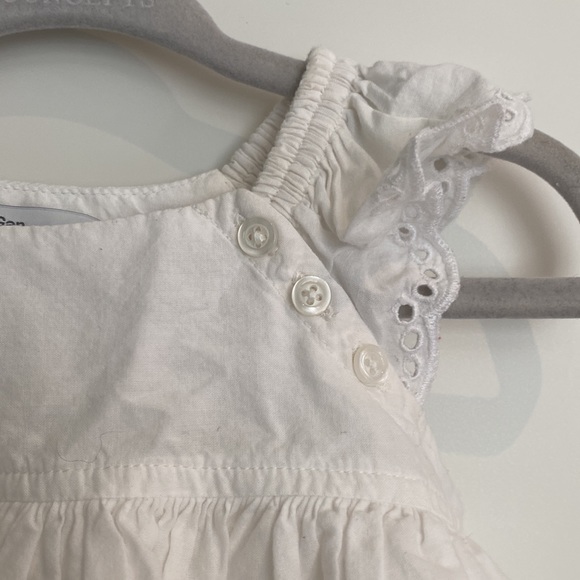 Gap 3-6m white eyelet summer dress - Picture 4 of 8